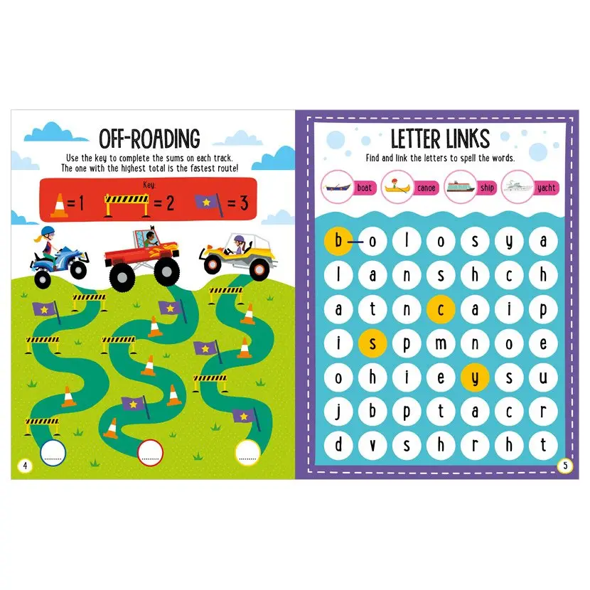 Big Trucks Ballon Sticker Activity Book