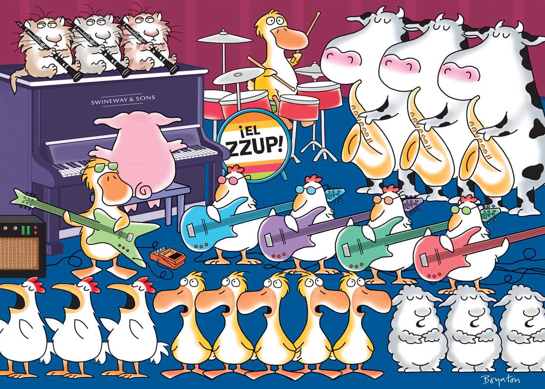 I’m With the Band by Sandra Boynton Puzzle 500pc