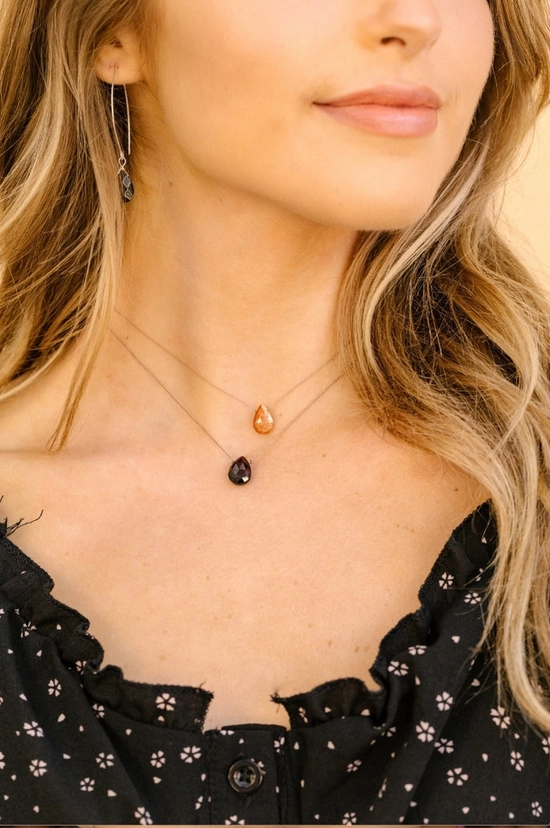 Luxe Necklace Sunstone for Self Worth