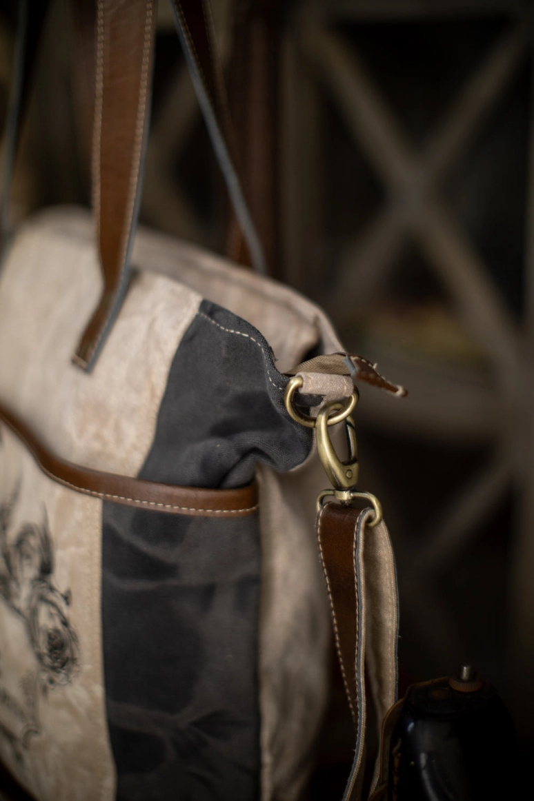 Two Fat Chickadees Canvas Tote