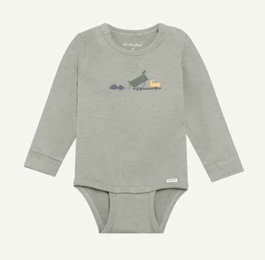 Baby Long Sleeve Construction Truck Onesie