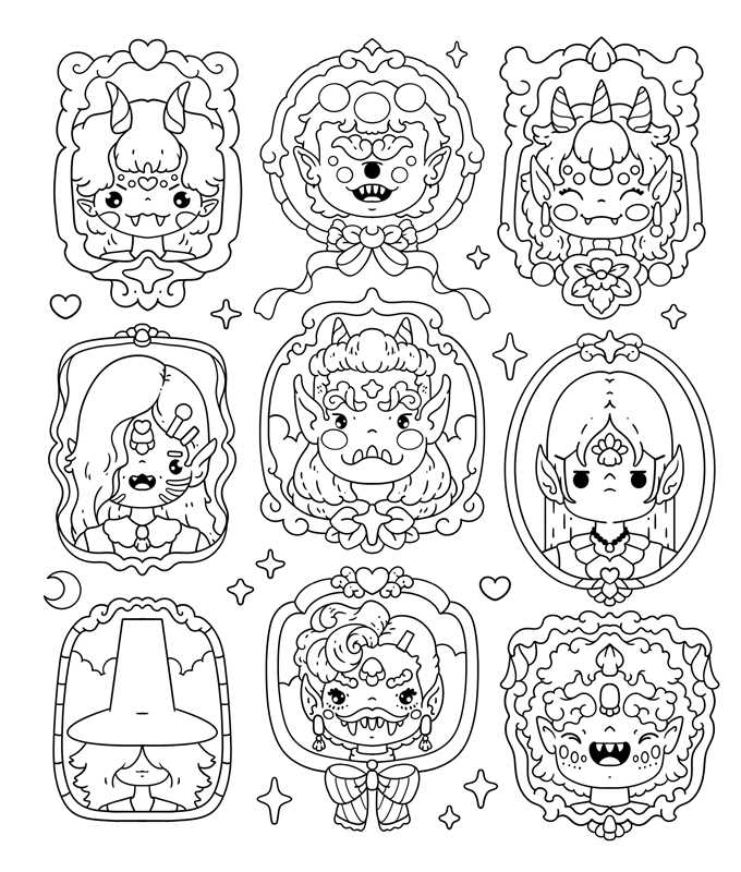 Unofficial Coloring Book for Kpop Demon Hunters