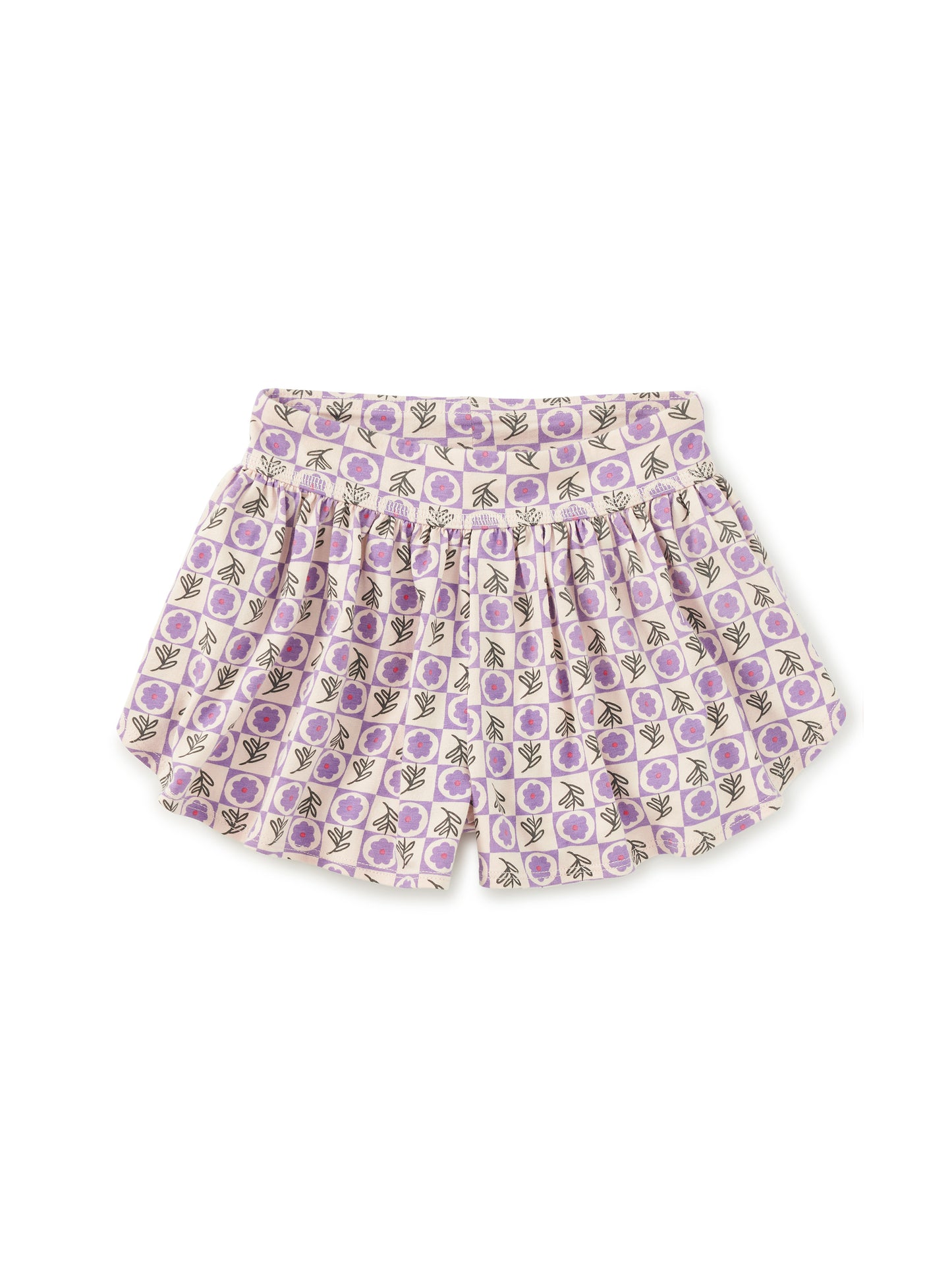 Girls Sporty Tile Petal Shorts