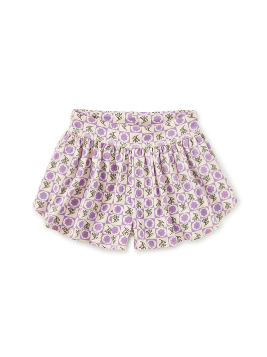 Girls Sporty Tile Petal Shorts