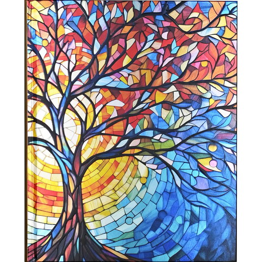Stained Glass Tree of Life Journal