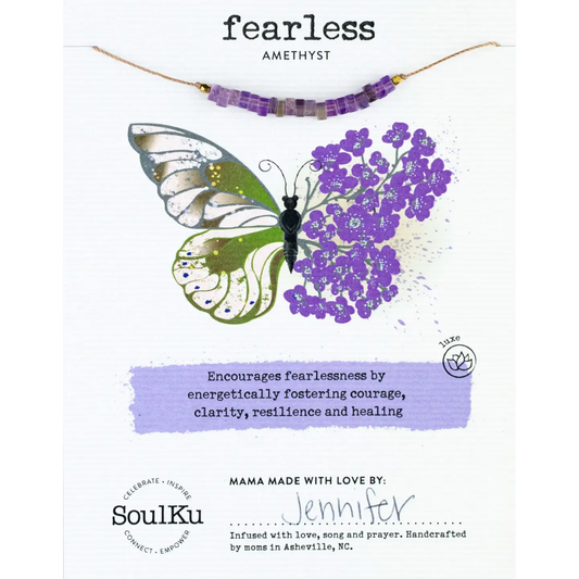Amethyst Becoming Necklace For Fearless