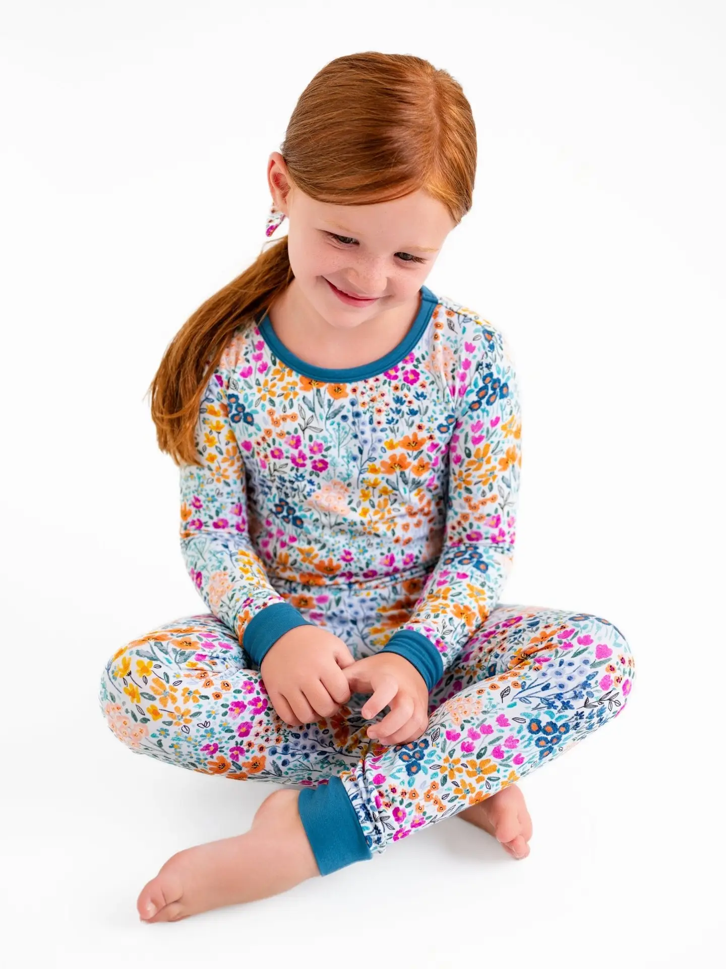 Whispering Wildflowers Kids Bamboo Pajamas