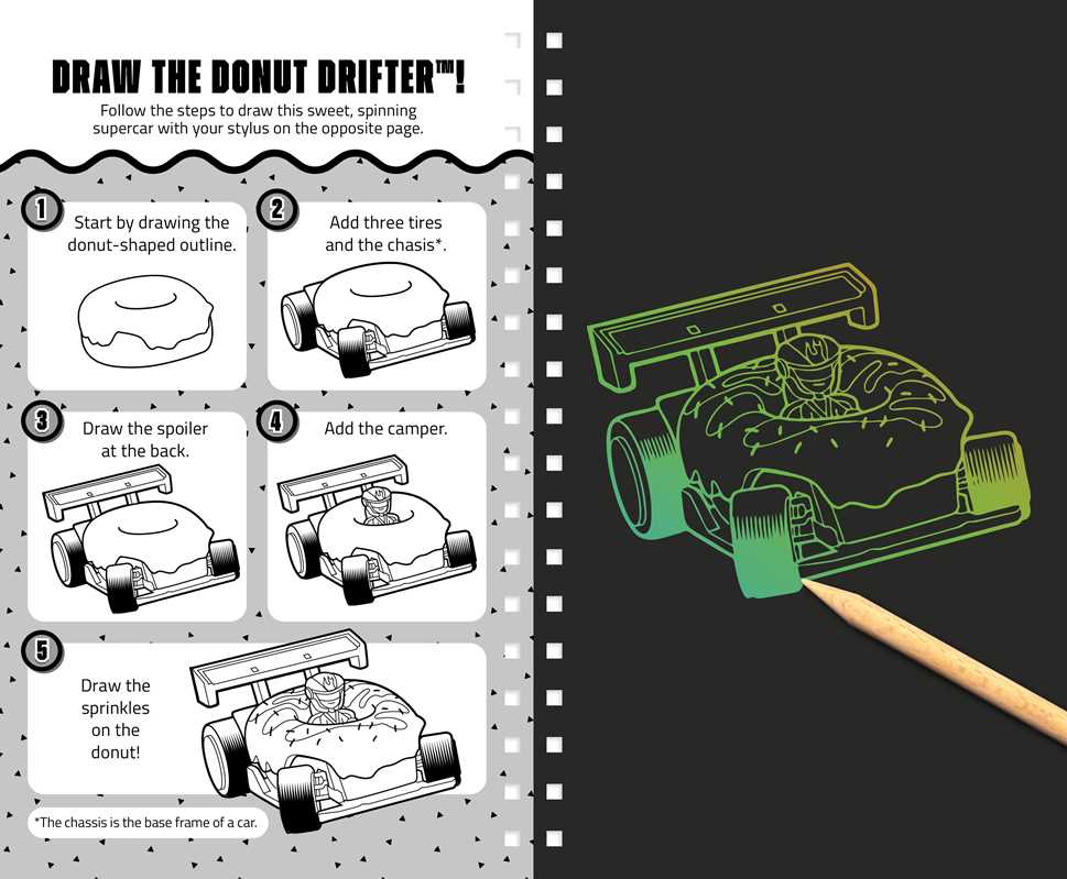 Hot Wheels Let’s Race Draw Scratch Art