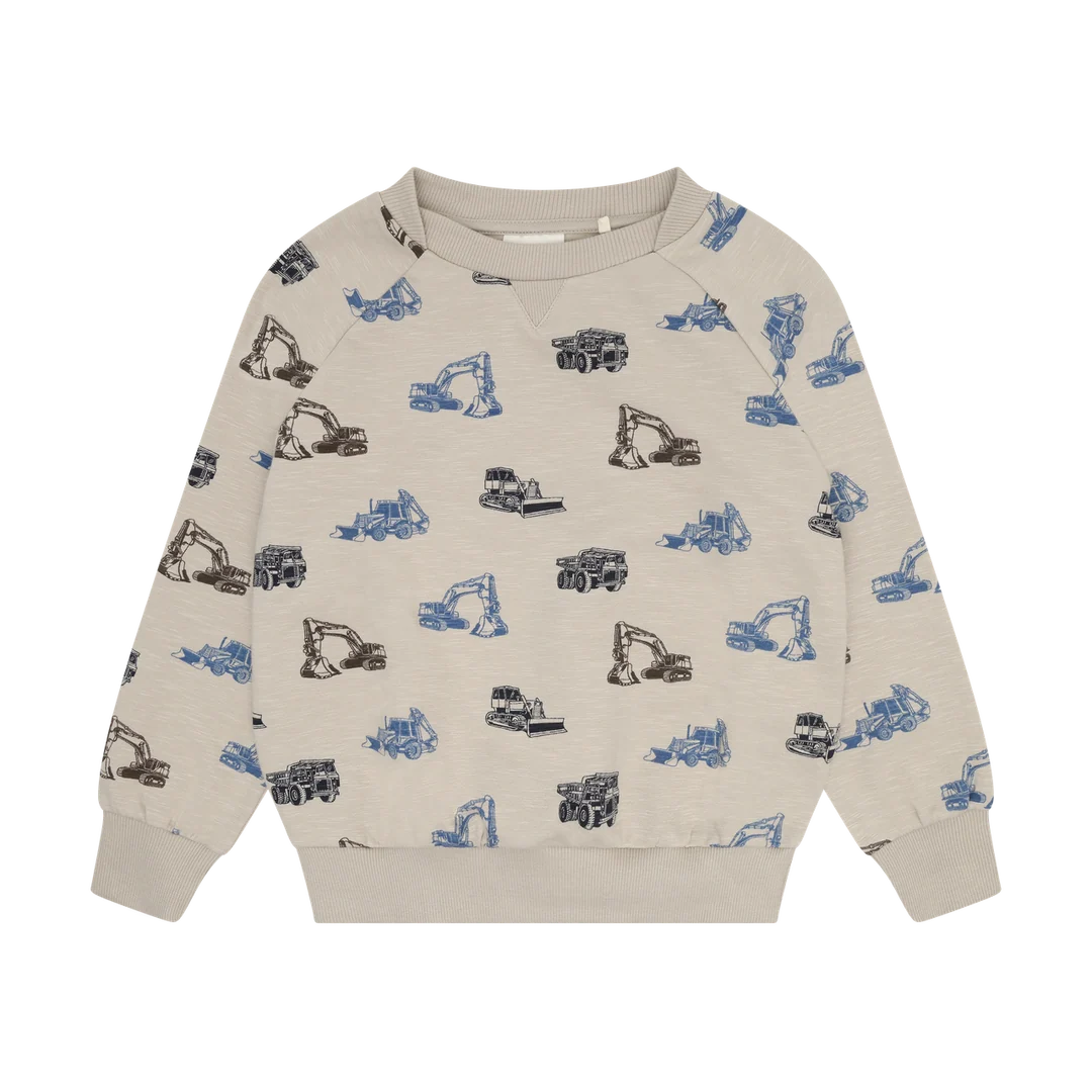 Kids Construction Truck Sweatshirt