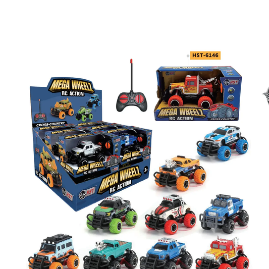Mega Monster Wheels Remote Control Truck