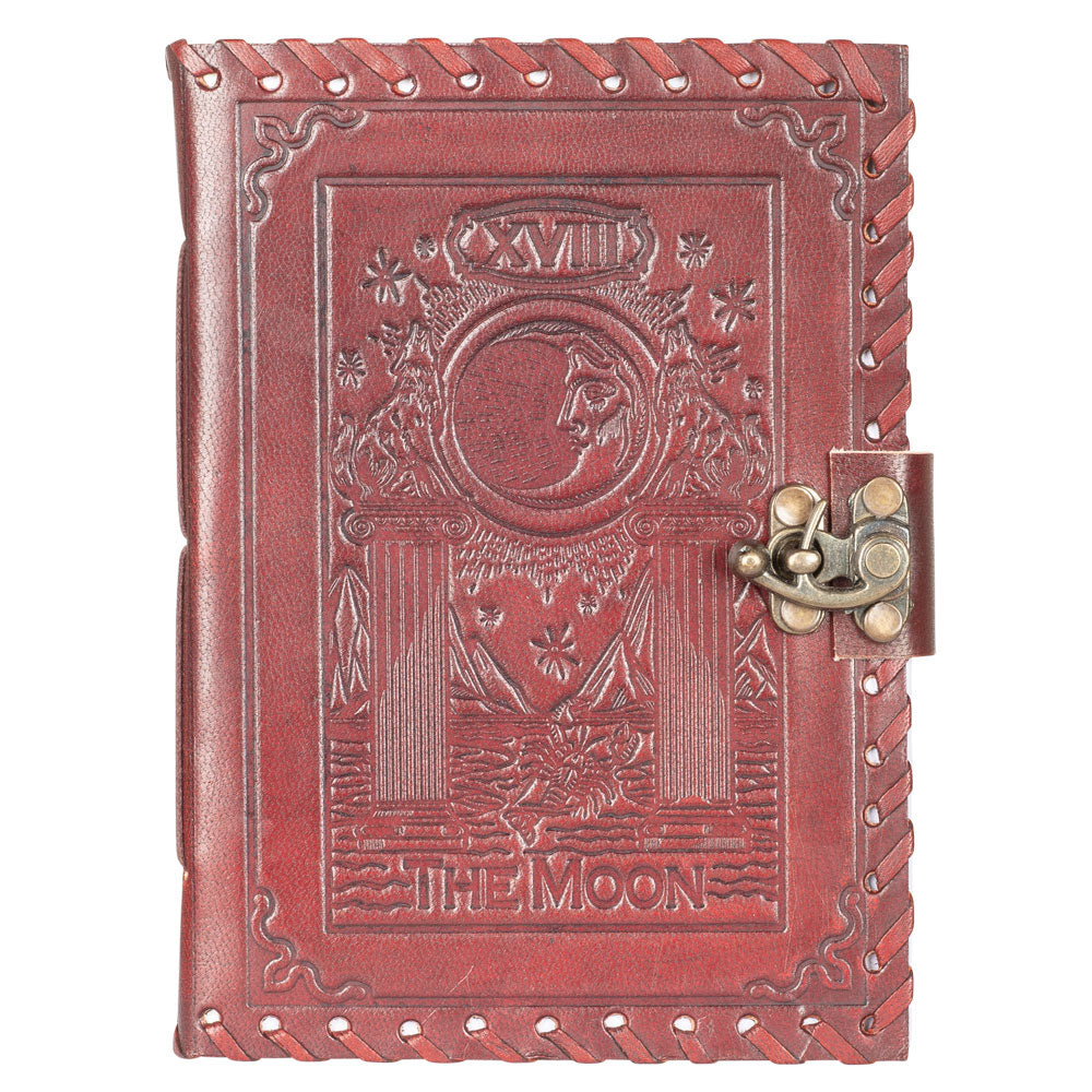 The Moon Tarot Leather Journal