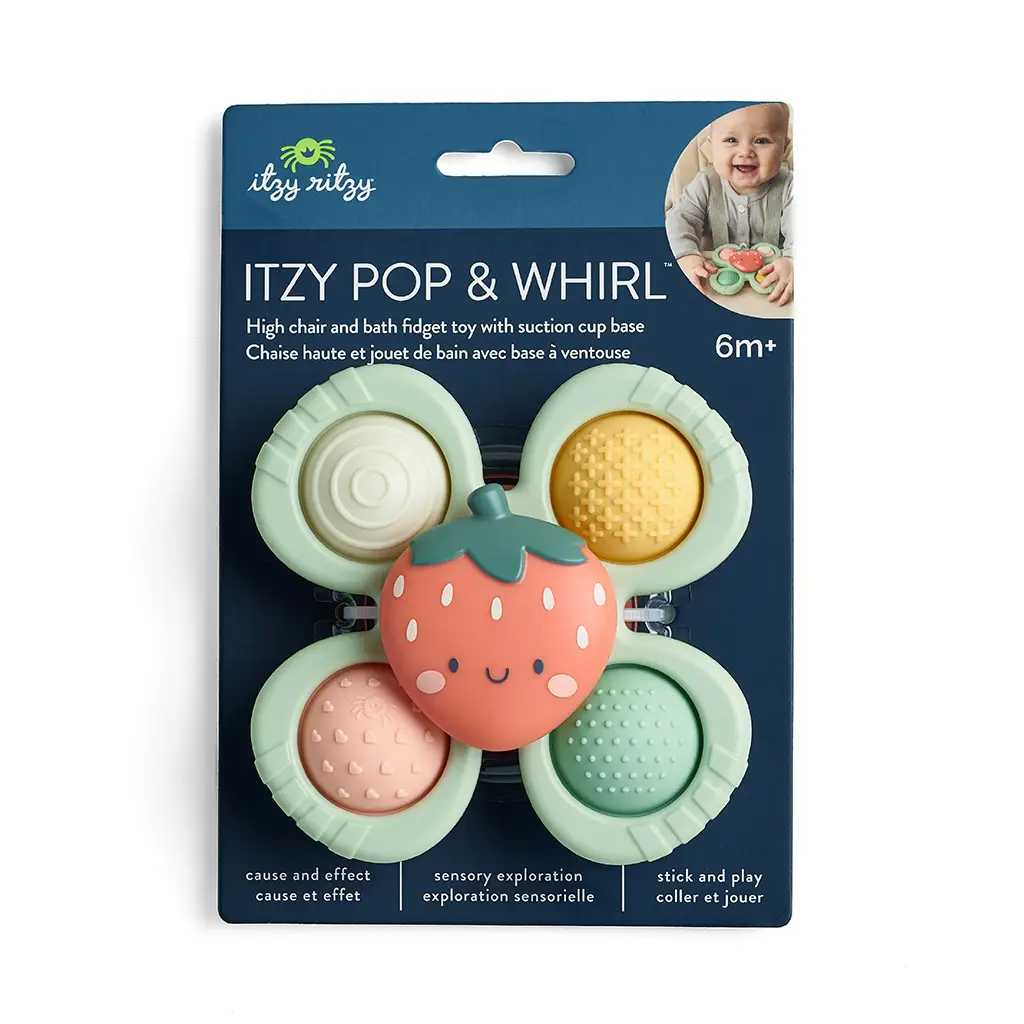 Strawberry Pop & Whirl Bath + Travel Toy