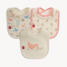 Chicken Tender Organic Magnetic Me Bib Set