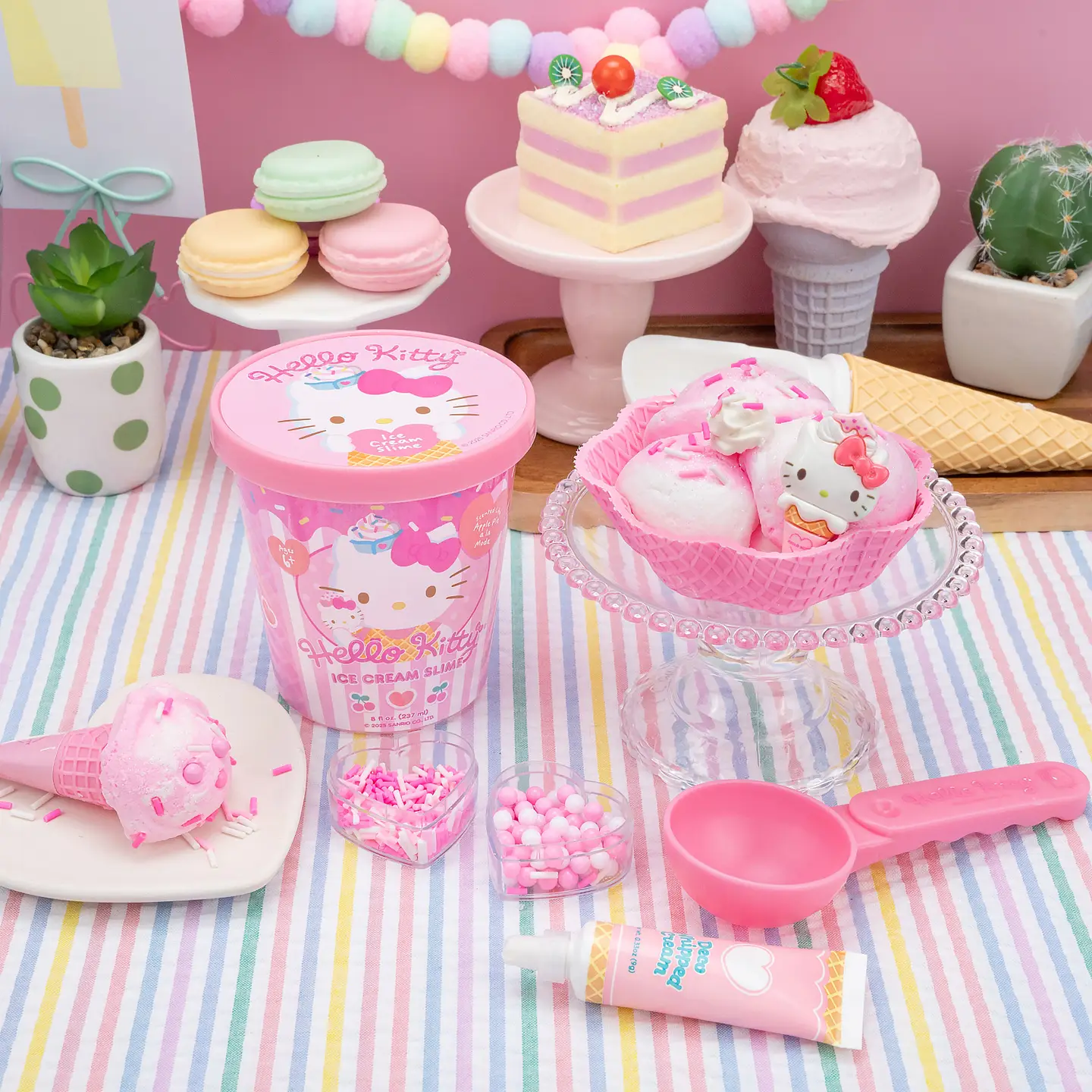 Sanrio Hello Kitty Ice Cream Slime Kit