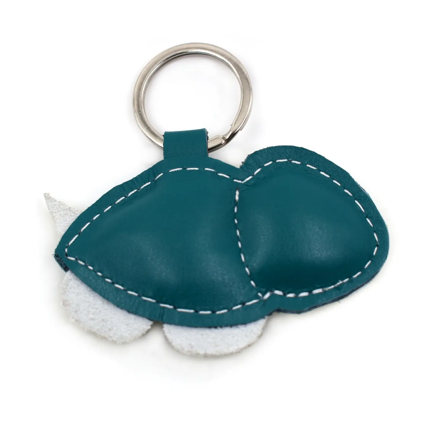 Cute Turtle Leather Keychain