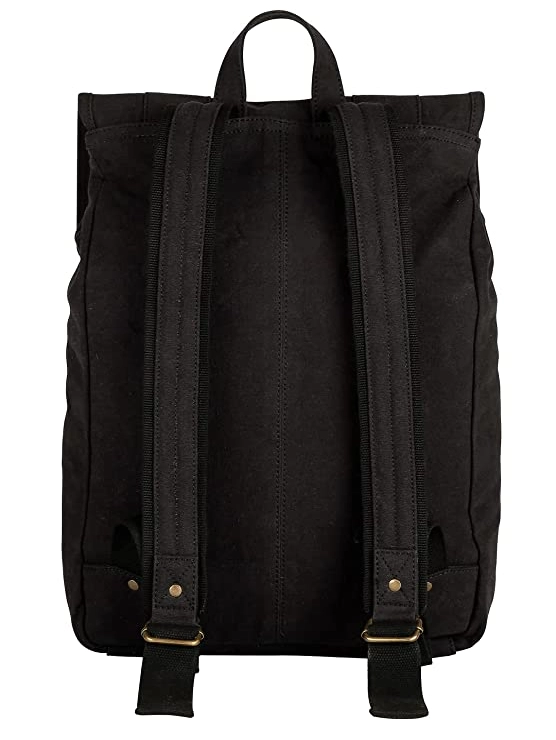 Parker Canvas Backpack-Black