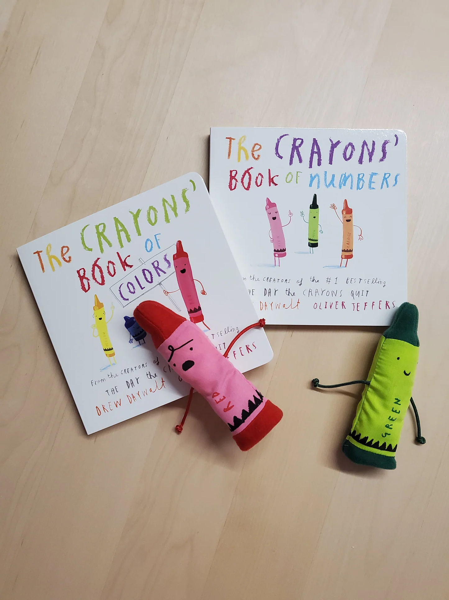 The Day the Crayons Quit Board Books + Finger Puppets