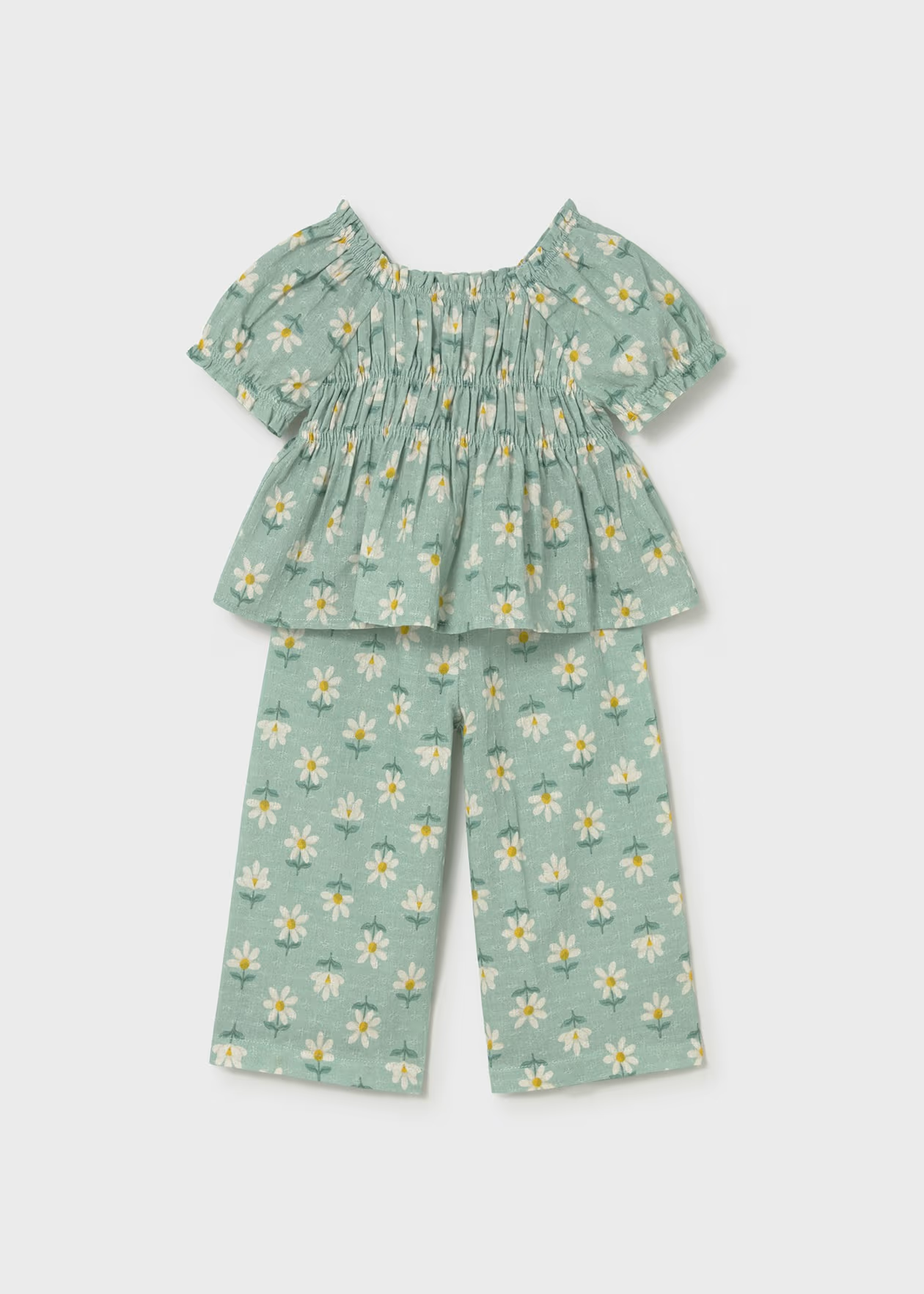 Baby Floral Top + Pant Set