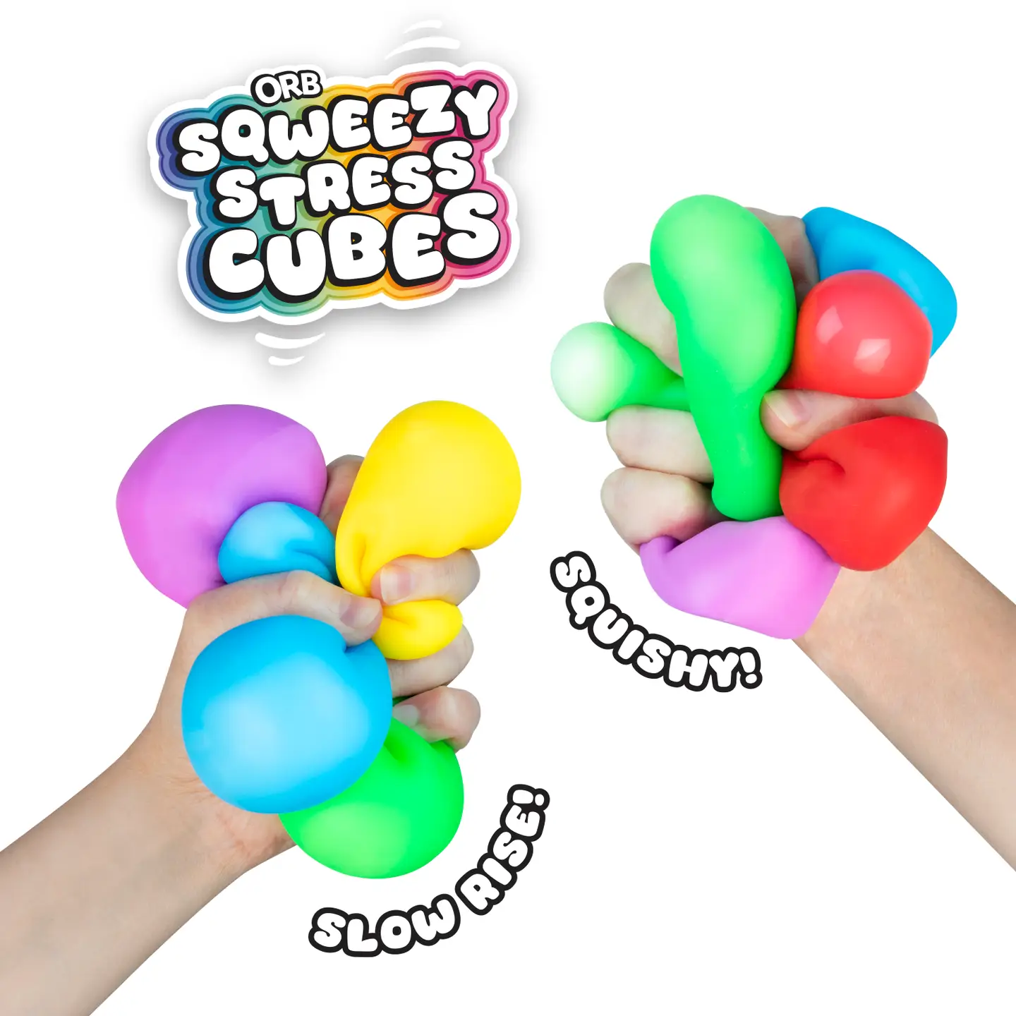 Squeezy Stress Cube Set of 24