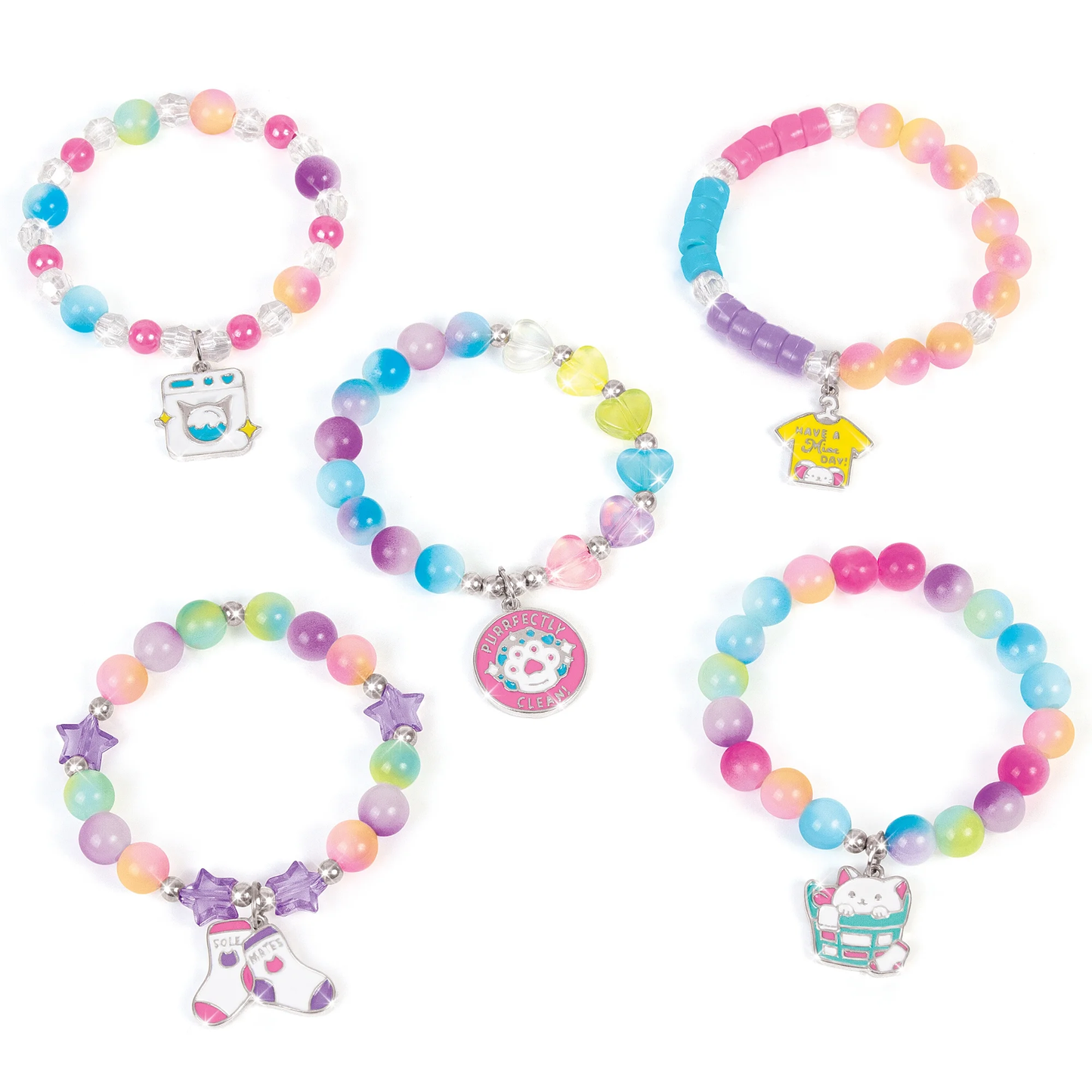 Purrfect Wash N Bead DIY Bracelet Kit