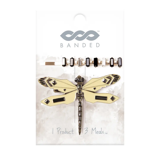 Deco Dragonfly Clip + Pin Set