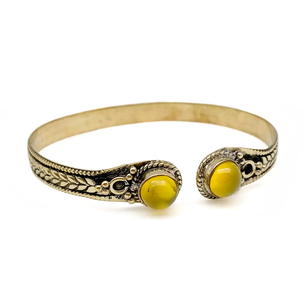 Tanvi Cuff Bracelet Gold Bangle