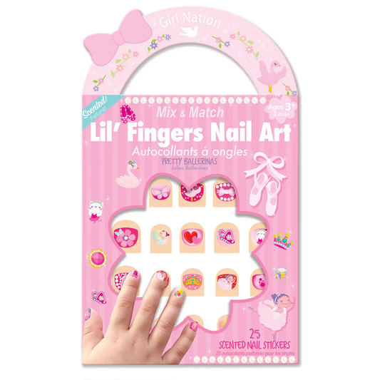 Lil Fingers Nail Art Ballerinas