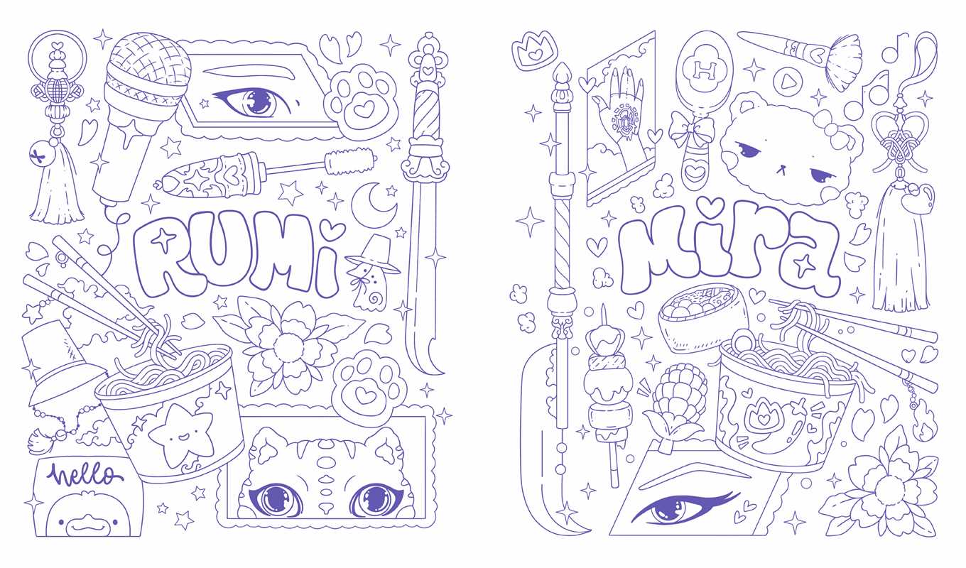 Unofficial Kpop Demon Hunters Activity Book