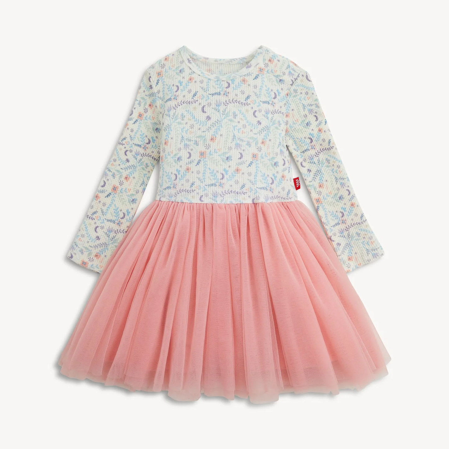 Baby Girls White Floral Tutu Bodysuit Dress