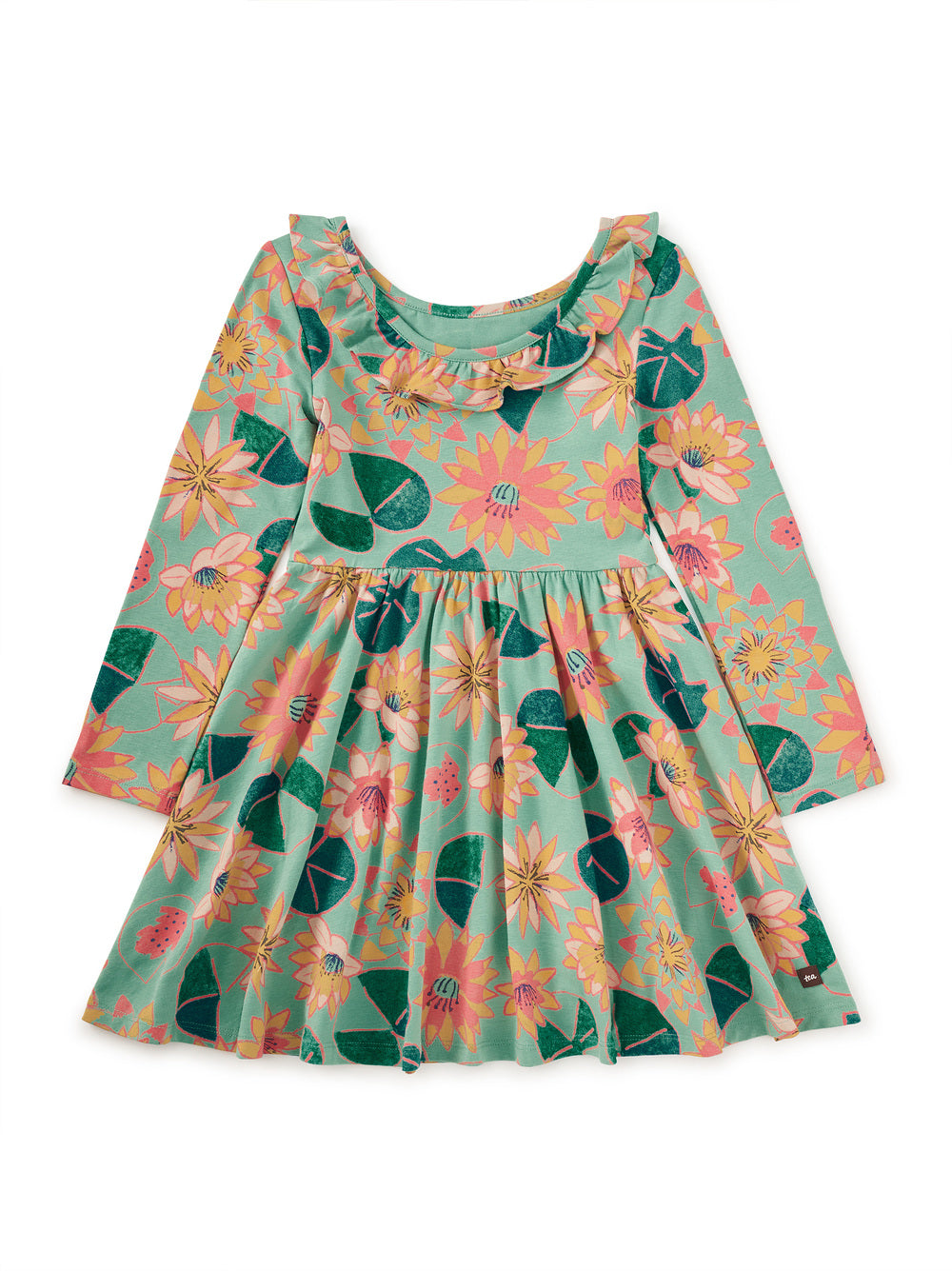 Girls Chalk Water Lillies Ballet Dress