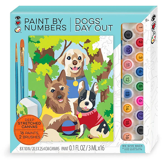 Paint By Numbers Dogs Day Out