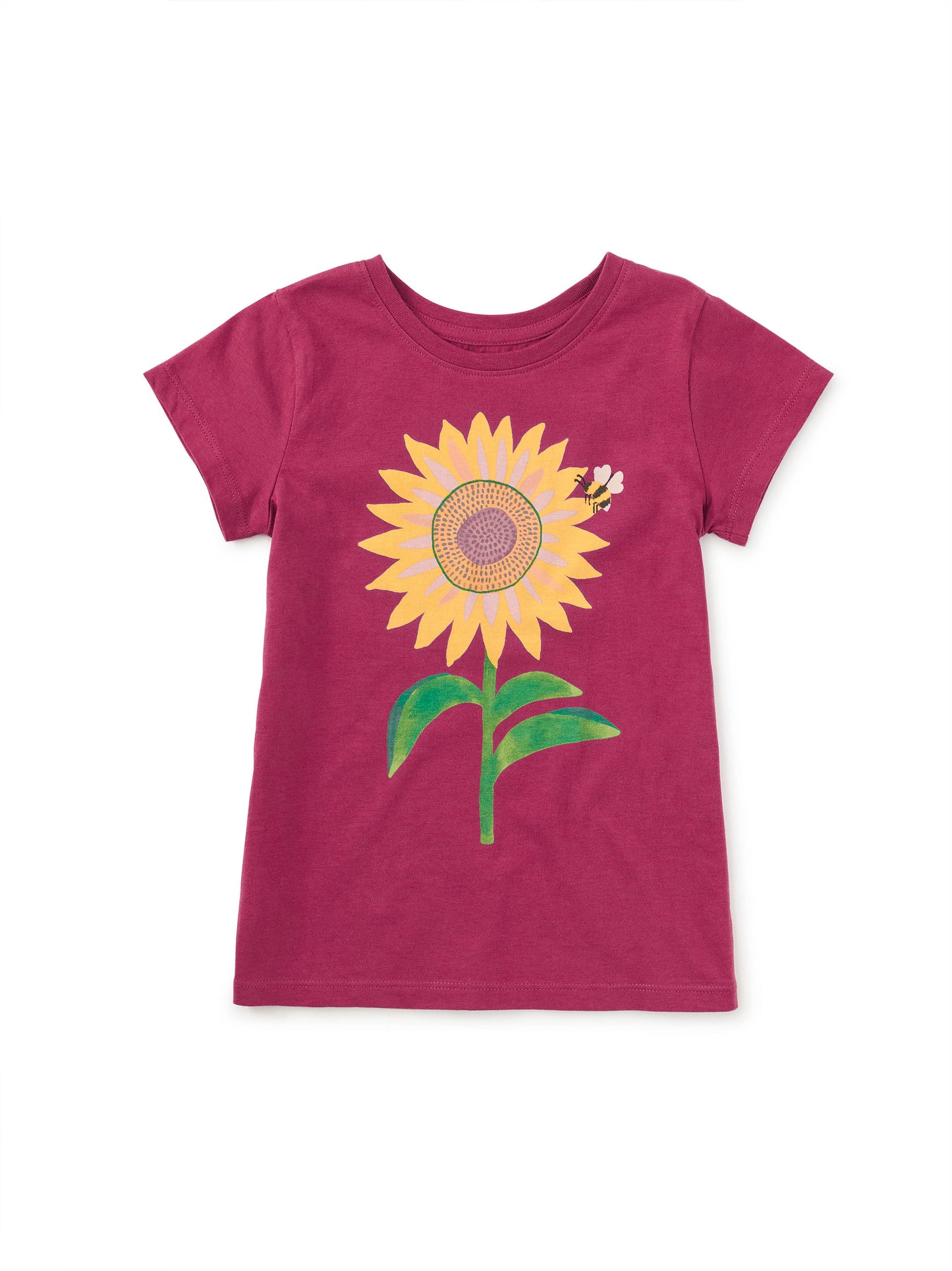 Girls Bee & Sunflower Graphic Tee