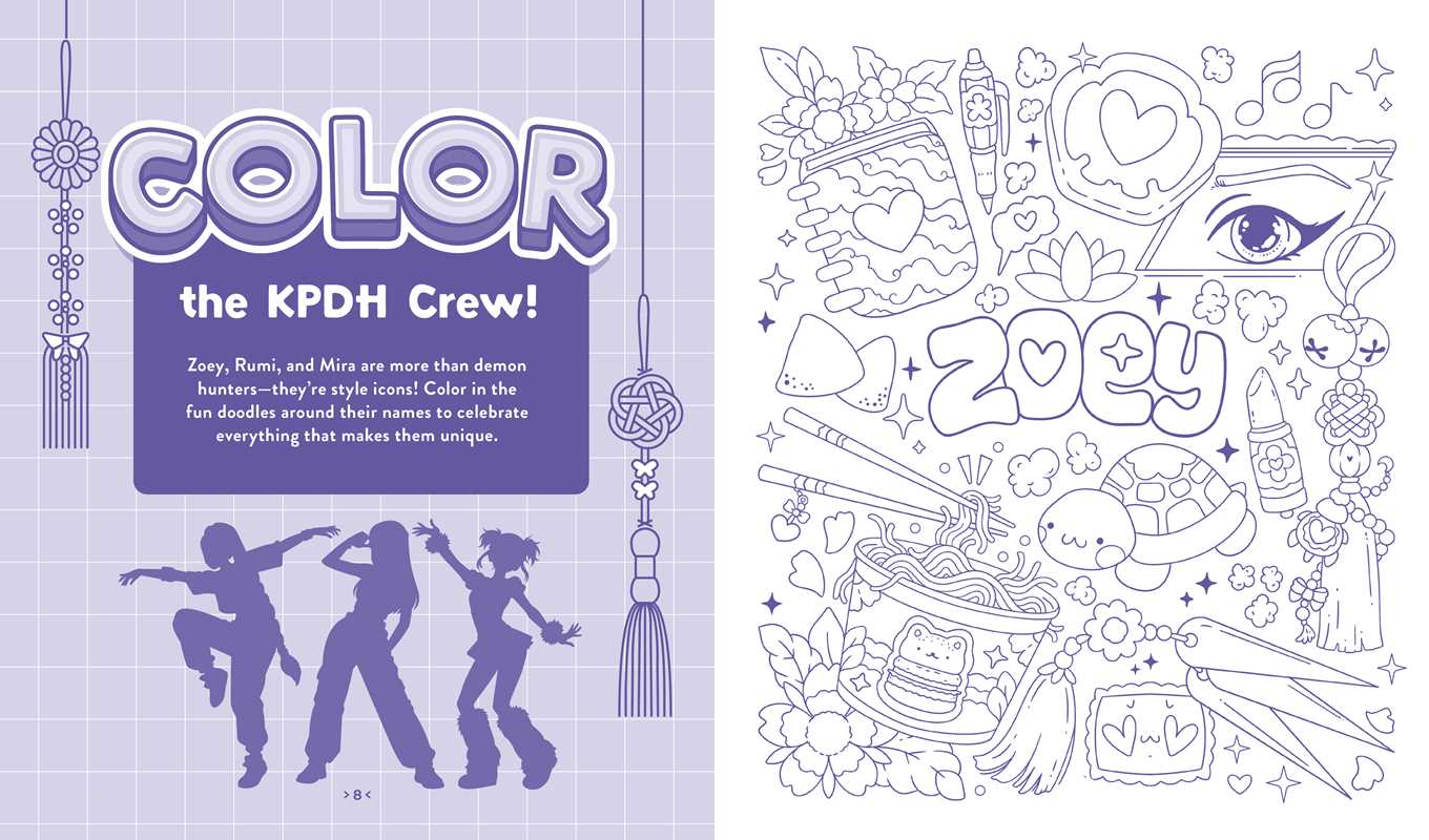 Unofficial Kpop Demon Hunters Activity Book