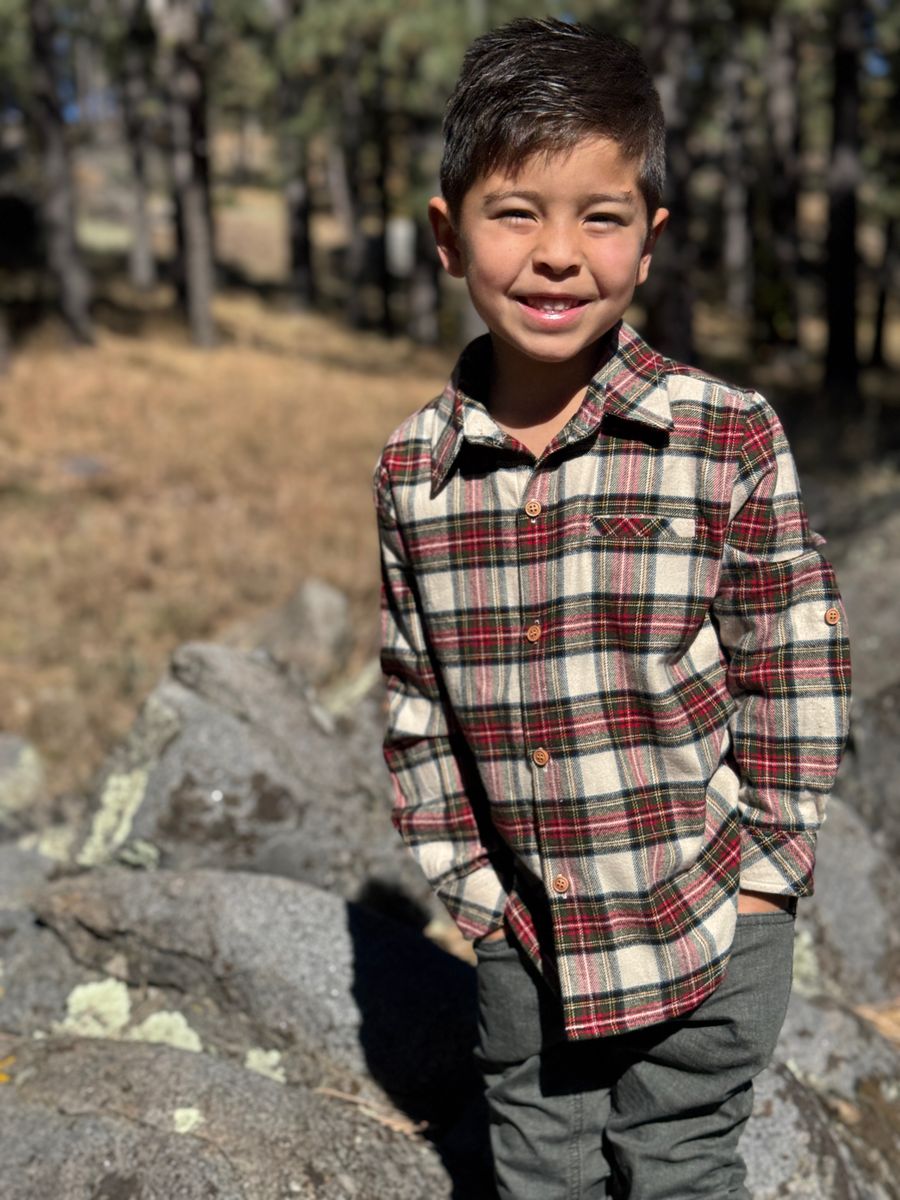 Boys Atwood Woven Button Down Shirt