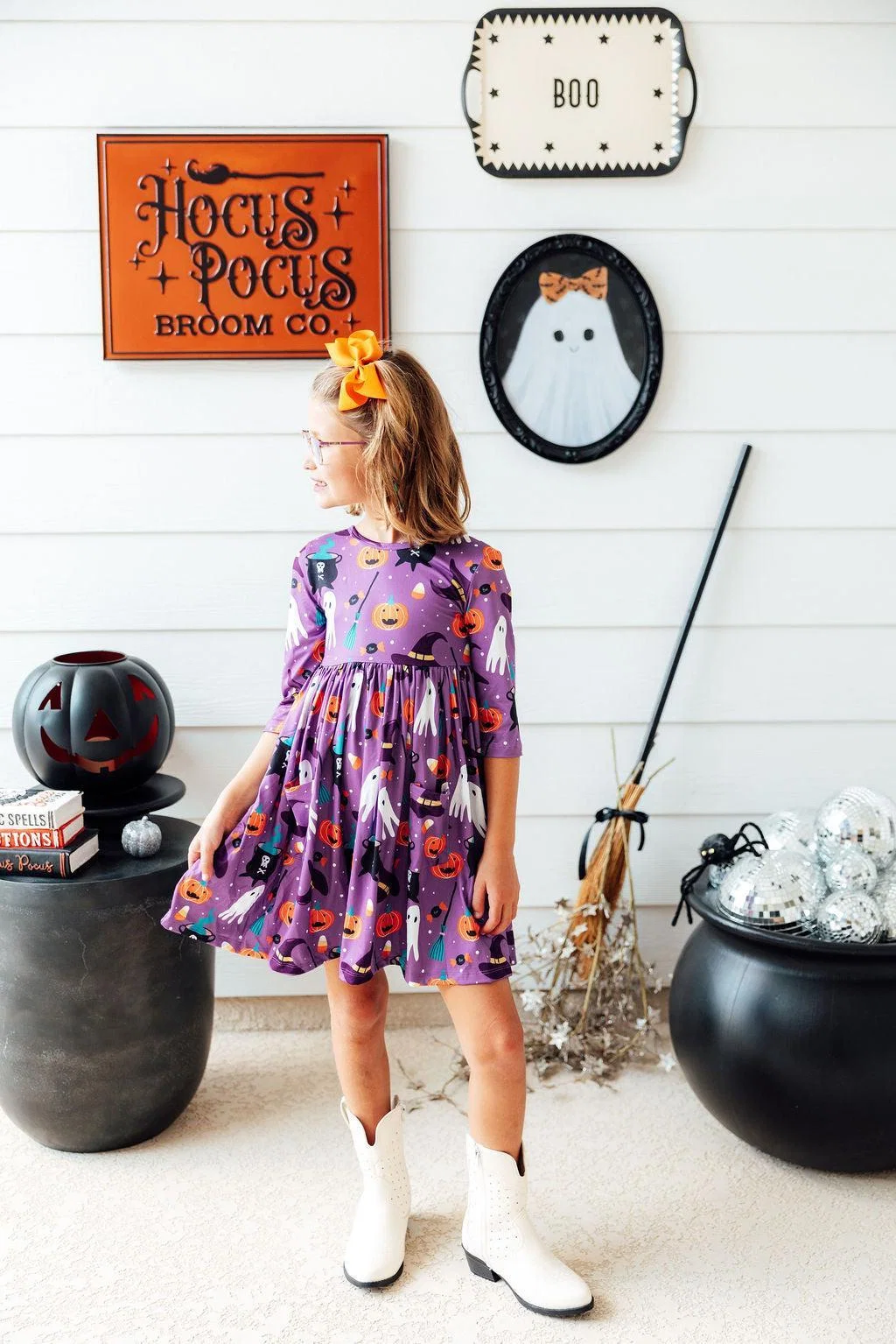 Girls No Tricks, Just Treats Dress
