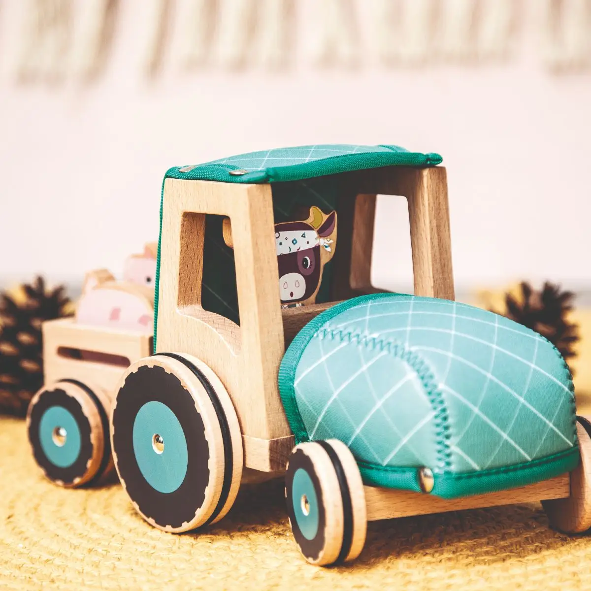 Rosalie Wooden Tractor Toy