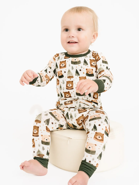 Kids Winter Bears Bamboo Pajamas
