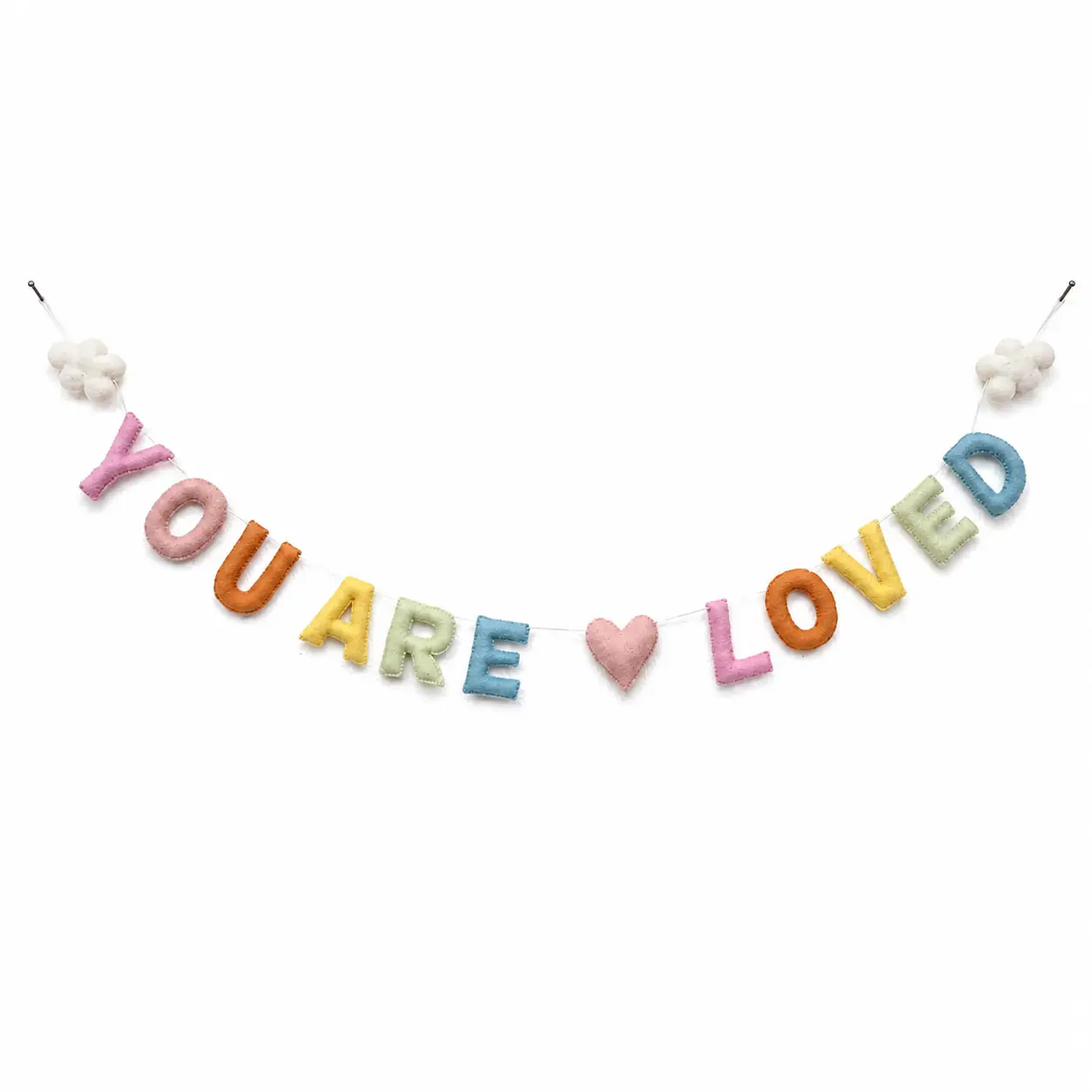 You Are Loved Felted Garland
