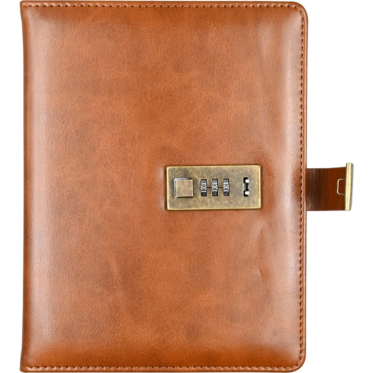Brown Artisan Locking Journal
