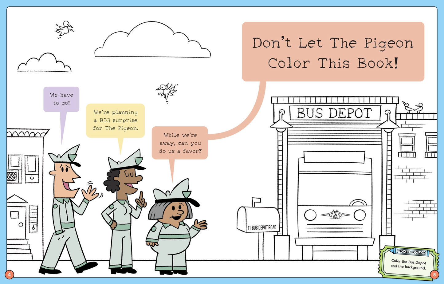 Don’t Let the Pigeon Color This Book!