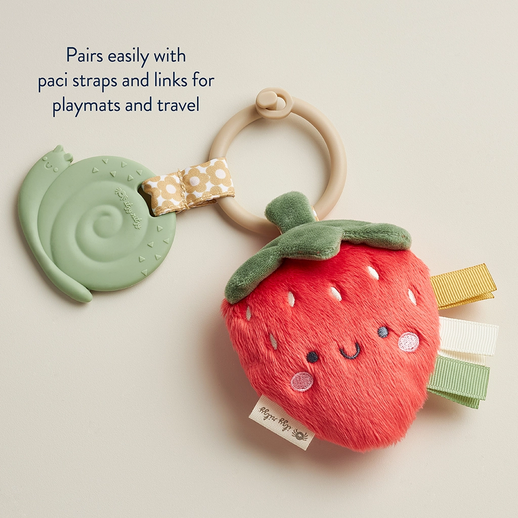 Strawberry Itzy Pal Plush + Teether