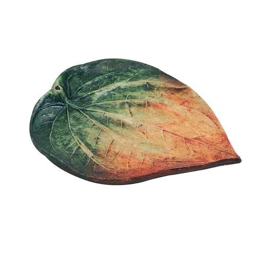 Clay Leaf Incense Burner