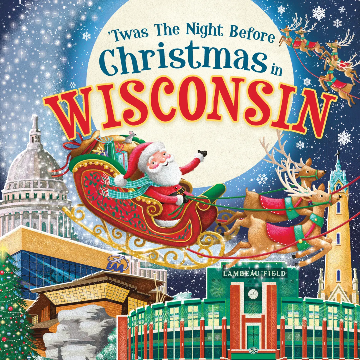 Twas the Night Before Christmas In Wisconsin Book