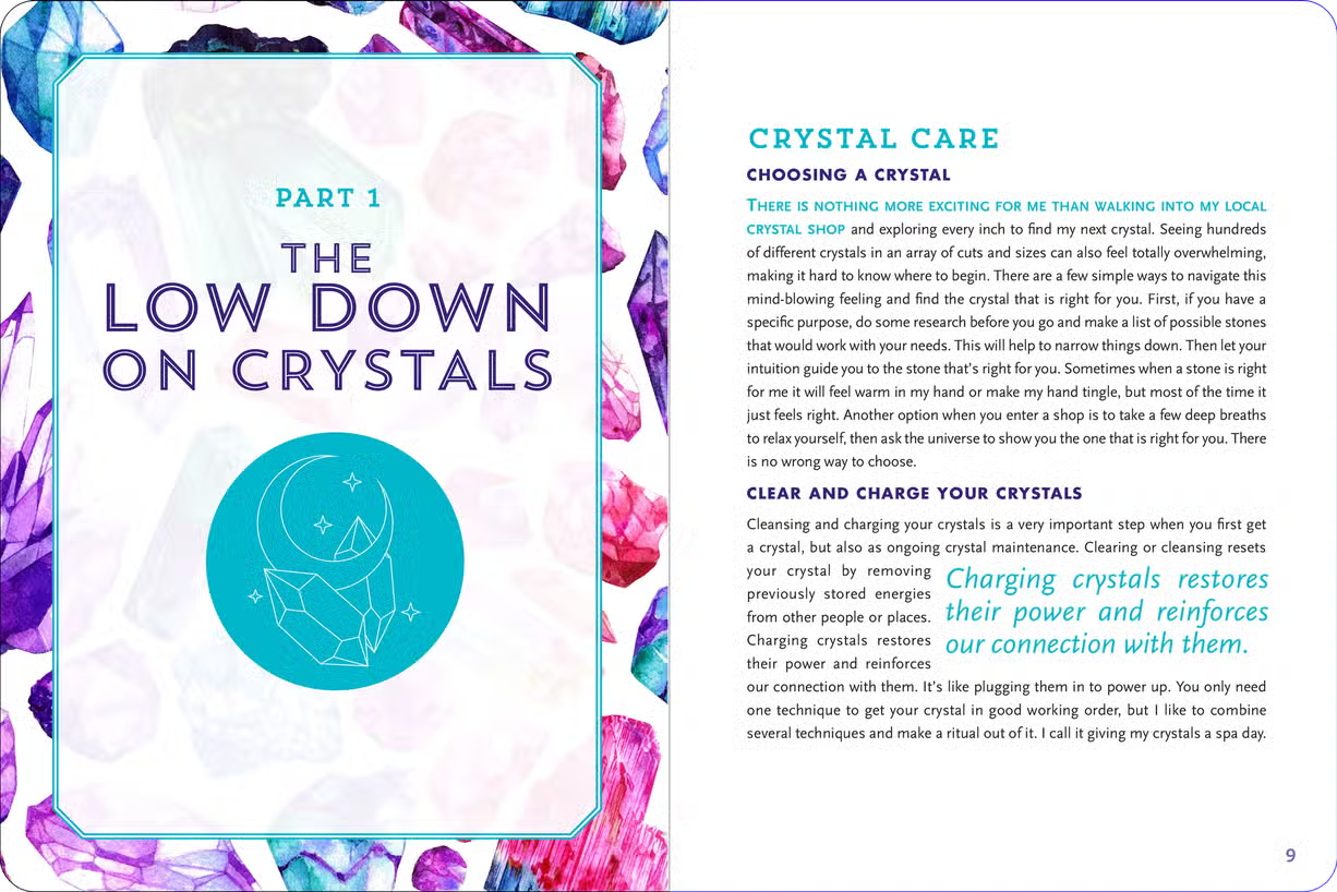 The Crystals Journal Book