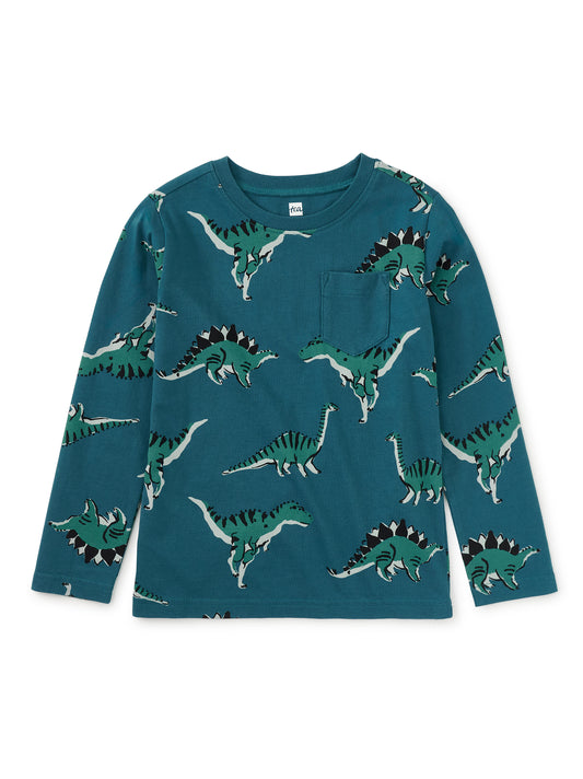 Kids Dynamic Dino Pocket Tee
