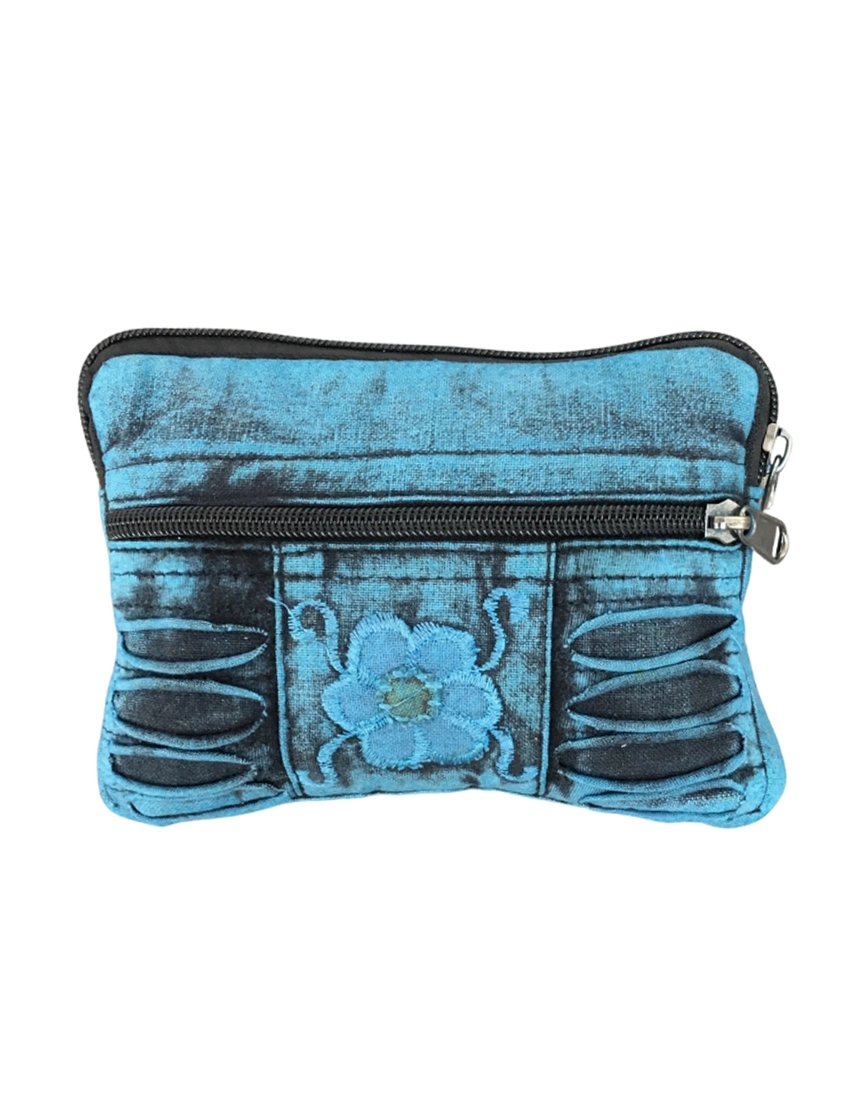 Daisy Razor Cut Coin Purse