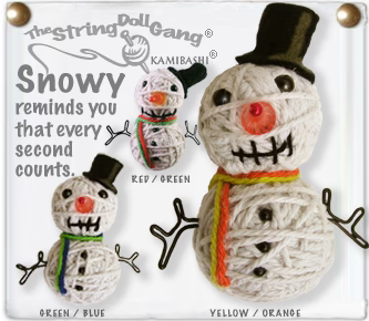 Snowy String Doll Keychain