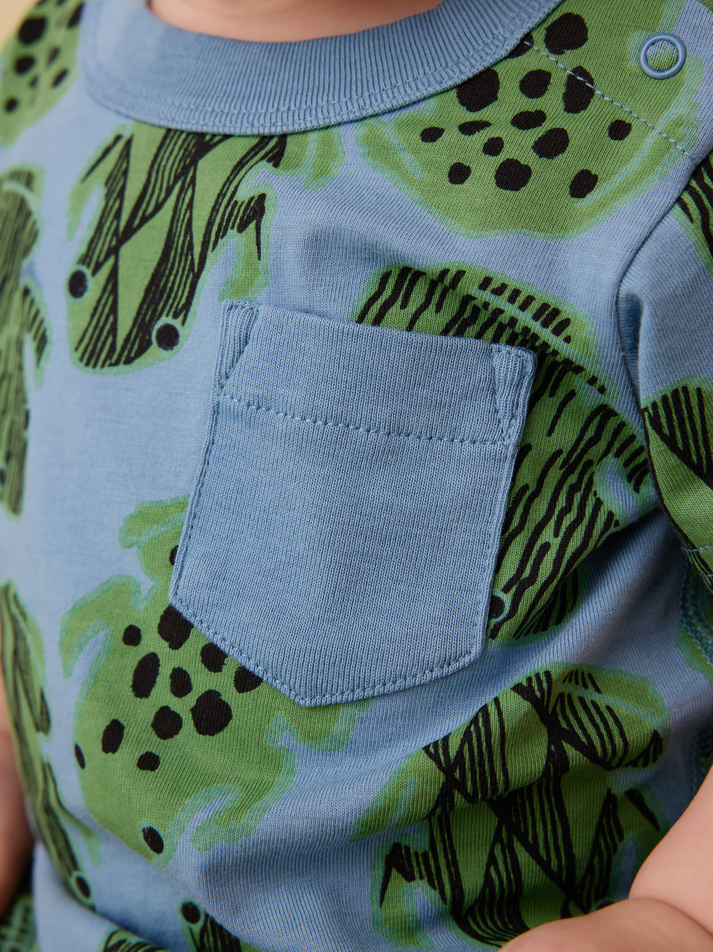 Baby Frogs Pocket Shortie Romper