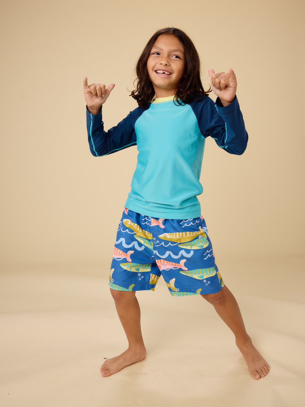 Boys Fish Swim Shorts