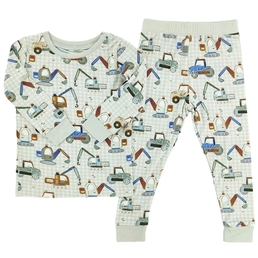 Construction Crew Bamboo Pajamas